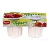 Aardbeipudding light met frambozensaus (Mona)