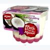 Luchtige kokospudding met rozensaus (Mona)